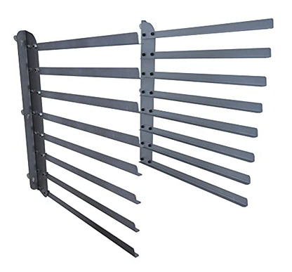 INTBUYING Screen Printing Frame Rack Shelf Storage Holder Screen Printing Squeegee Rack Screen Drying (8 Layer)