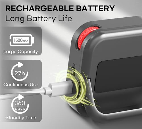 Visual Digital Timer, Large Color Display & Rechargeable, Magnetic Back & Silent Mode, 12 Hours Countdown/Up Stopwatch Timer for ADHD, Kids, Classroom, Kitchen, Work Productivity (Gray) - color: Space Gray