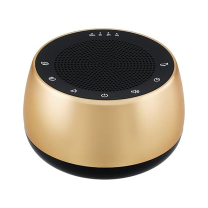 Vangoa Tibetan Singing Bowls Machine - 9 Sound Bowls for Yoga, Meditation, Mindfulness, Healing, Chakra Healing and Stress Relief, Timer and Memory Features, Gold Bronze
