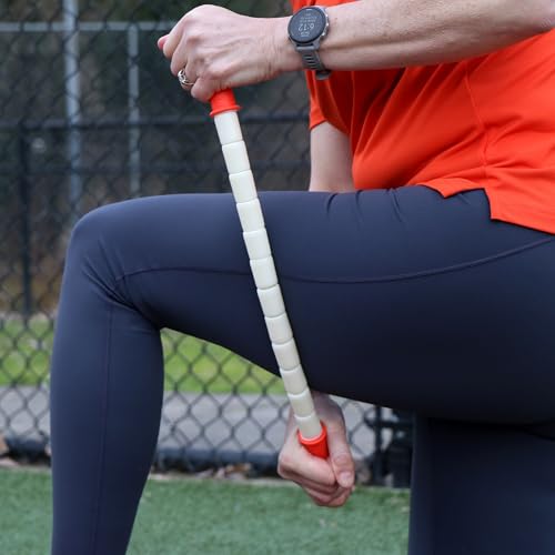Tiger Tail The Stick - Bendy 22” Flexible Muscle Roller Stick for Myofascial Release & Trigger Points - Bendable Deep Tissue Massager for Legs, Back, Shoulders - Relieve Soreness & Improve Recovery - size: 22" Plus eBook Happy Muscles Guide