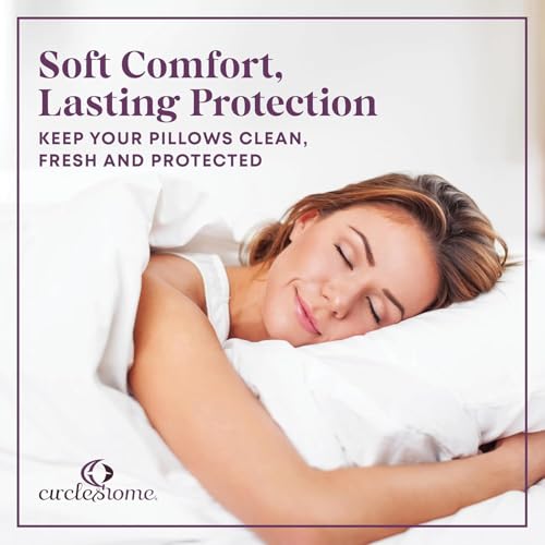 CirclesHome Pillow Protectors Single Pack Toddler Zippered - Dark Grey - 100% Cotton Breathable Pillowcases - Protects Pillows from Dirt, Dust and Debris Toddler - (Single Pack 18 x 13) - color: 4 - Dark Grey, size: Toddler (18 x 13 inches) - Set of 1