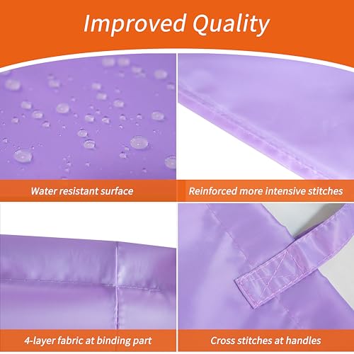 Polecasa Extra Heavy Duty Laundry Bag with Handles, Purple, 28x36" - color: Purple, size: 28" x 36" | 1 Pack