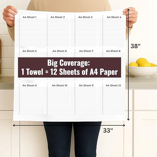 Flour Sack Towels | Tea Towel for Crafts| Kitchen Dish | Cotton Blank Towel for Embroidery| Baking Bread Proofing Linen Cover| Thick Absorbent Quick Dry| 7 Pack 33"x38" White - color: White, size: 33"x38"-Pack of 7
