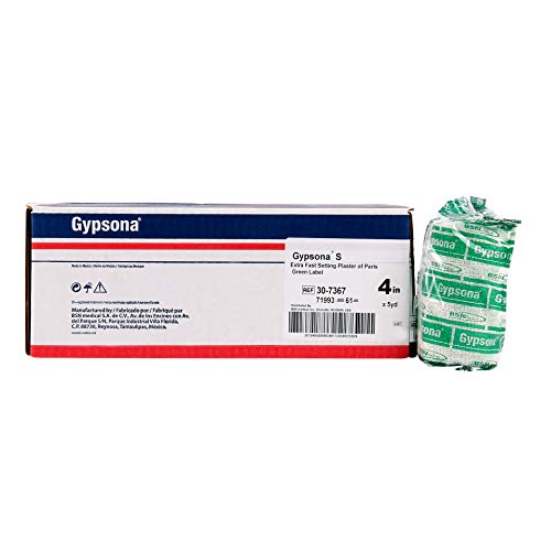 BSN Medical 30-7367 GYPSONA S Bandages and Splints, Extra Fast Setting, 4" x 5 yd. Size (Pack of 12)