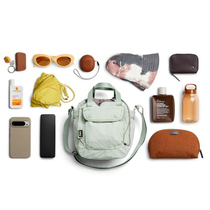 Bellroy Cinch Bucket Bag 9L, Lightweight Crossbody Bag - Seafoam - color: Seafoam