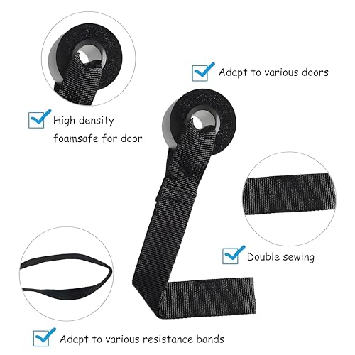 Resistance Bands with Handles, Exercise Bands - Perfect Stretch Rope for Home Workouts, Ideal for Fitness Enthusiasts & Home Gym - color: Black(30lb)