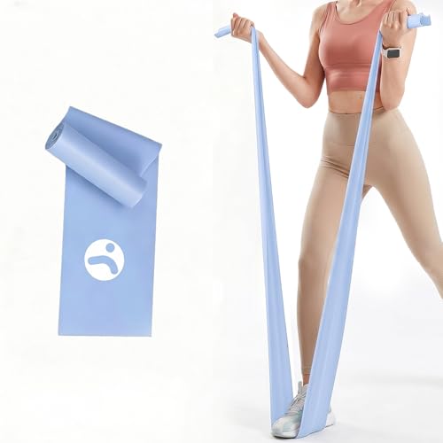 Resistance Bands for Physical Therapy, Workout Bands | Premium Latex-Free Material, Non-odor, Better Durability, Stable Resistance, for Home & Travel Exercise, Yoga Pilates PT - color: Blue
