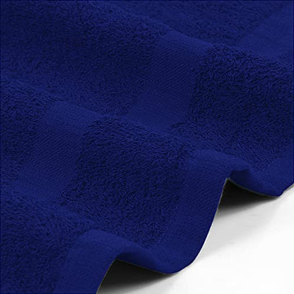 Utopia Towels Salon Towels, Pack of 24, 16x27 in, 100% Cotton, Royal Blue - color: Royal Blue, size: 24 Pack