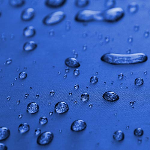 Threadart Waterproof Blanket Outdoor Stadium Blanket | Grey/Royal Blue - color: Grey/Royal Blue