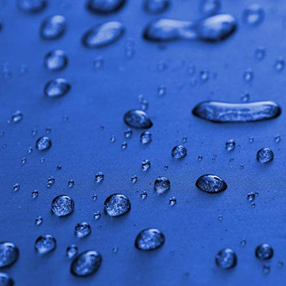 Threadart Waterproof Blanket Outdoor Stadium Blanket | Grey/Royal Blue - color: Grey/Royal Blue