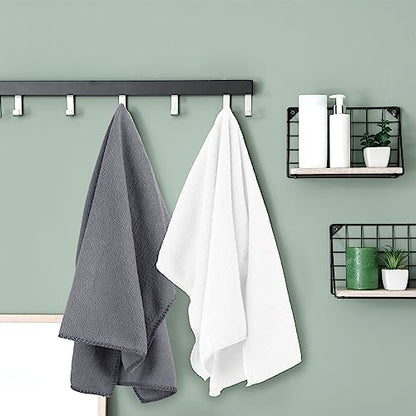 JML Bath Towels with Hanging Loop, 30"x60", 2 Pack, Navy | Microfiber, Super Soft, Absorbent, Fast Dry, Lightweight, Lint Free, Fade Resistant Luxury Hotel & SPA Towel - color: Navy, size: 30 in x 60 in