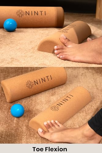 NINTI Premium Cork Balance Board for Foot Health & Ankle Strengthener