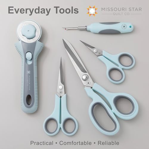 Missouri Star Rotary Cutter, 45mm Blade, Rolling Cutter Tool for Quilt Appliques and Cutting Fabrics, Essential Quilting and Sewing Supplies for DIY Craft Projects - color: 45mm Rotary Cutter