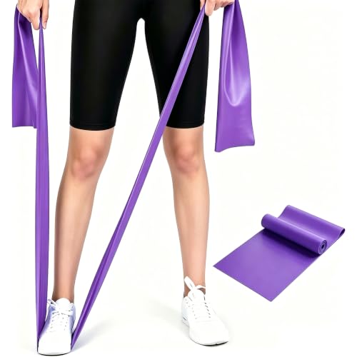Resistance Bands for Working Out, Physical Therapy, Yoga & Pilates - color: Purple