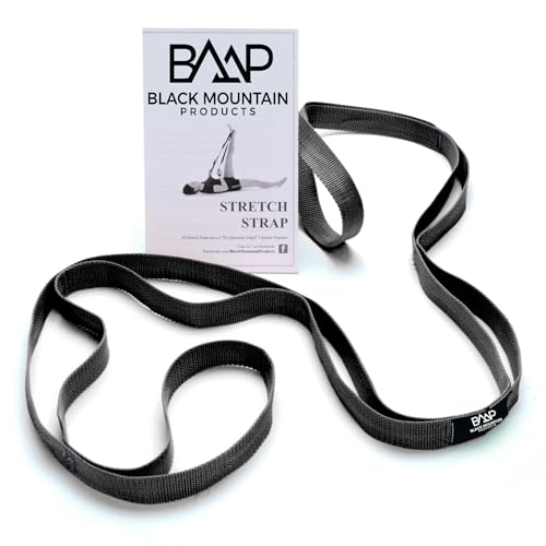 Black Mountain Products Stretch Strap with Instructional Guide - color: Black