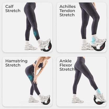 Sunny Health & Fitness Adjustable Calf & Ankle Stretcher - color: Black