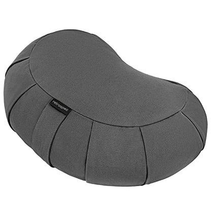 Retrospec Sedona Meditation Cushion, Buckwheat Pillow, Meditation Pillow - color: Stone, size: 1 Count (Pack of 1)