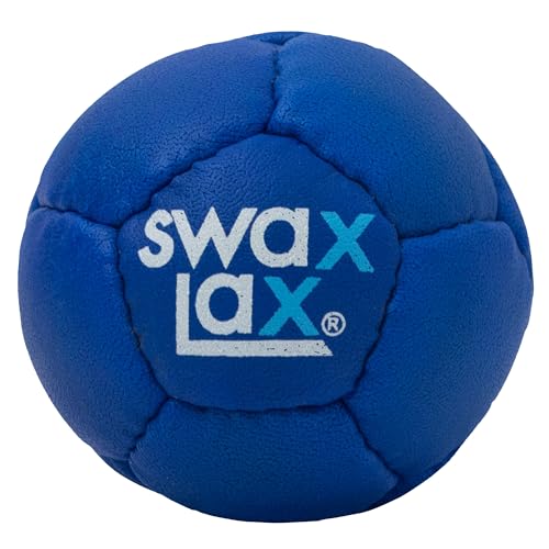 SWAX LAX Lacrosse Training Ball - Indoor Outdoor Practice Less Bounce & Rebounds - color: Deep Blue