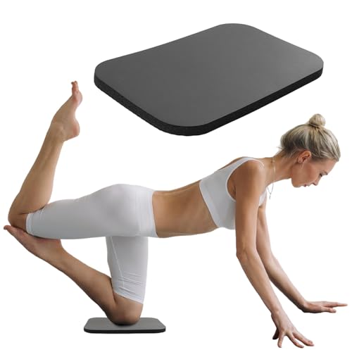 Yoga Knee Pad Cushion, Exercise Knee Pad - Eliminate Pain During Home Workout - Small Exercise Mat for Yoga, Pilates, Kneeling, Planks & Home Gym, 11.4X7.5X0.6inch