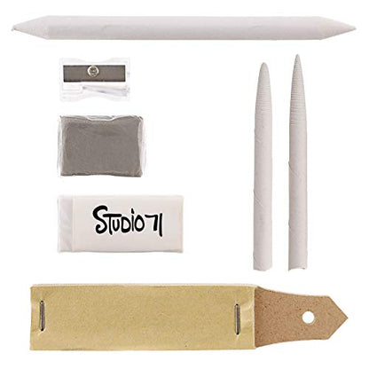 Darice Studio 71 Portable Sketching Art Set, 29 Pieces - style: 28-Piece Sketching Art Set