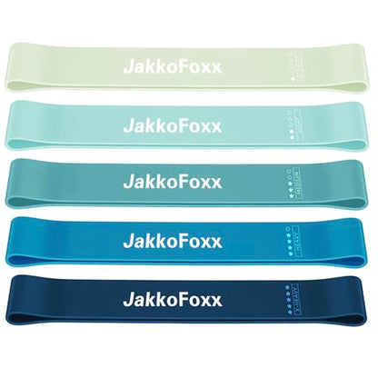 Resistance Loop Exercise Bands, Resistance Bands Exercise Bands for Home Fitness, Stretching, Strength Training, Physical Therapy,Elastic Workout Bands for Women Men Kids, Set of 5 - color: Blue