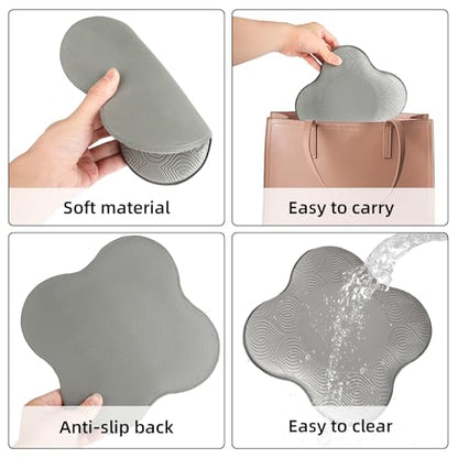 2-4 Pack Yoga Knee Pads, TPE Cushion for Pilates Exercise - color: 4pcs grey