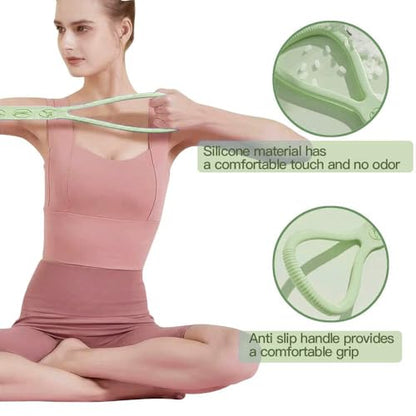 2026 Upgraded Figure 8 Resistance Band for Physical Therapy, Shoulder Back Arm Exercise Bands, 3 Resistance Levels for 15 25 35lb for Kids Adult Elderly - color: 35LB Green