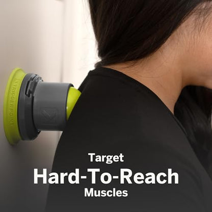 TRIGGERPOINT Mountable Massage Ball – Wall-Mounted Muscle Relief Tool with Multi-Density EVA Foam, Customizable Pressure, Non-Friction Design, Compact for Targeted Relief at Home, Gym, or Travel