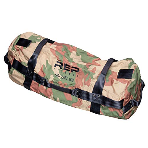 REP Fitness Adjustable Sandbag 1000D Cordura 5-200 Lbs 7 Reinforced Handles Water-Resistant Quick-Dry Small XL Functional Strongman Training Workout Cross-Fit Weighted Bag Exercise Gym Heavy - color: Large-Camo