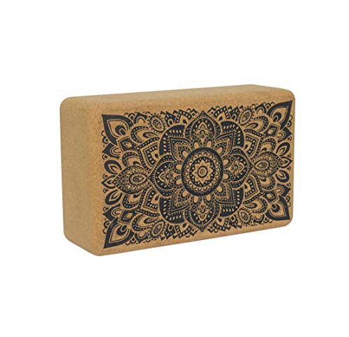 YOGA DESIGN LAB | The Cork Block | Eco Friendly Luxury | Superior Grip and Strength | Natural