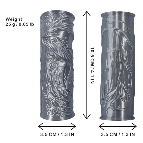 Pottery Clay Animal Texture Roller,Polymer Molding Art Hand Rollers Tools,Embossing Pattern Rolling Pins for DIY Crafts Making,4.1 Inches,Whale and Jellyfish,2 Piece - color: Whale and Jellyfish