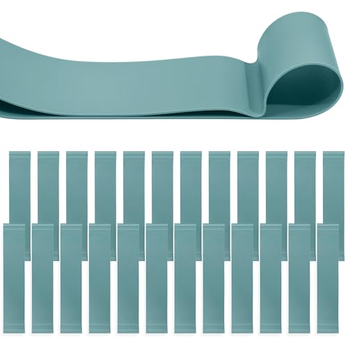 24 Pack Natural Latex Resistance Band Elastic Workout Loop for Hip Legs Glutes Thigh Strength Training, Bounce Stretchy Fidget Chair Bands Adhd Sensory Tools for Home Classroom Chairs Desk Stretch