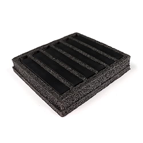 HA SHI Soft Chalk Pastels for Adult Artists, Black, 6 Square Sticks | Deepen shadows, sketch guide lines, or knock back a color that reads too bright. Restock the shade that empties fastest. - color: Black (6 Sticks)