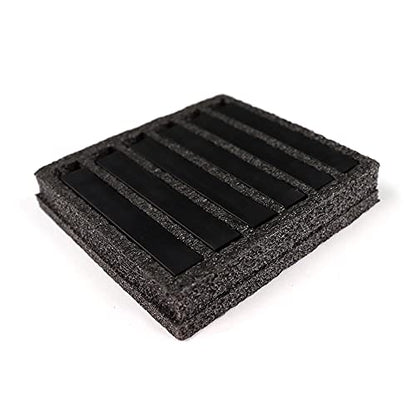 HA SHI Soft Chalk Pastels for Adult Artists, Black, 6 Square Sticks | Deepen shadows, sketch guide lines, or knock back a color that reads too bright. Restock the shade that empties fastest. - color: Black (6 Sticks)