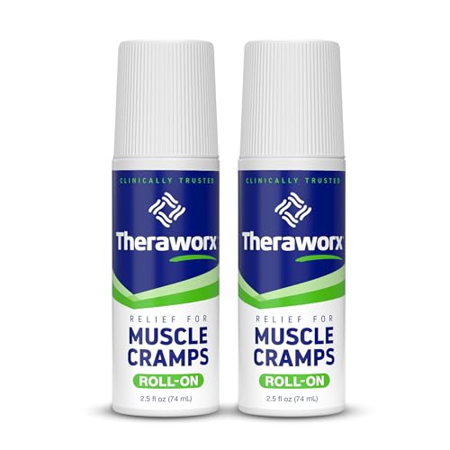 Theraworx Relief for Muscle Cramps Roll-On, 2.5 Oz (2 Count) - size: 2.5 Fl Oz (Pack of 2)