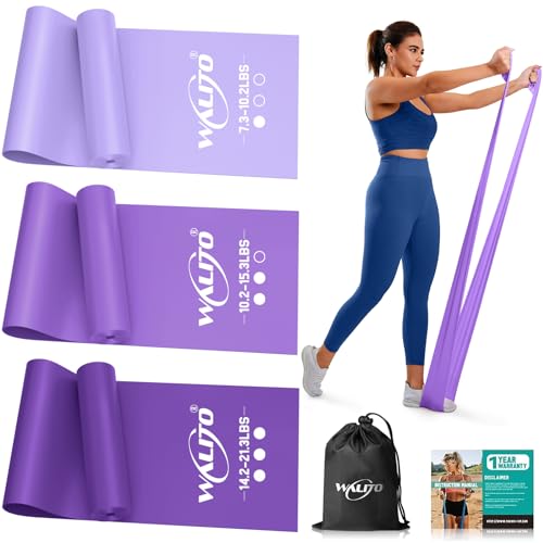 Resistance Bands for Working Out, Stretch Bands for Exercise, Yoga, Pilates - color: 3.Purple, size: 6FT