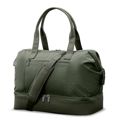 Samsonite Better Than Basic 드롭 바텀 위켄더 - color: 올리브