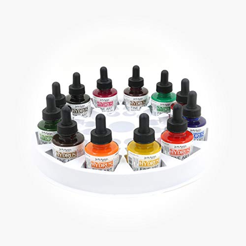 Dr. Ph. Martin's Hydrus Fine Art Watercolor (Set 2) Watercolor Set, 1.0 oz, Set 2 Colors, 1 Set of 12 Bottles