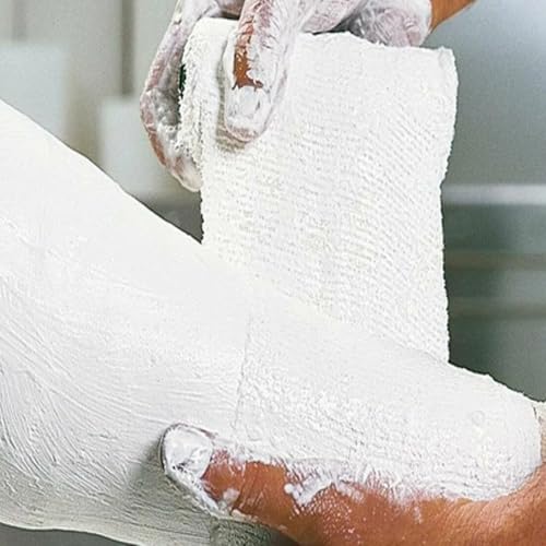 12 Pack Plaster Cloth Rolls Bulk, Each Roll 6”x 180” Plaster Cloth Gauze Bandage, Gauze of Paris Strips for Crafts, Modeling, Belly Cast, Masks, Scenery (6In x 15Ft/ 5Yd)