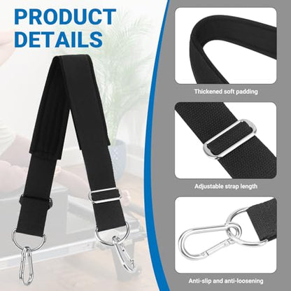 Padded Footstrap for Allegro Nextgen for Allegro Stretch Reformers, Adjustable Foot Strap for Balanced Body Pilates Reformer - size: Standards