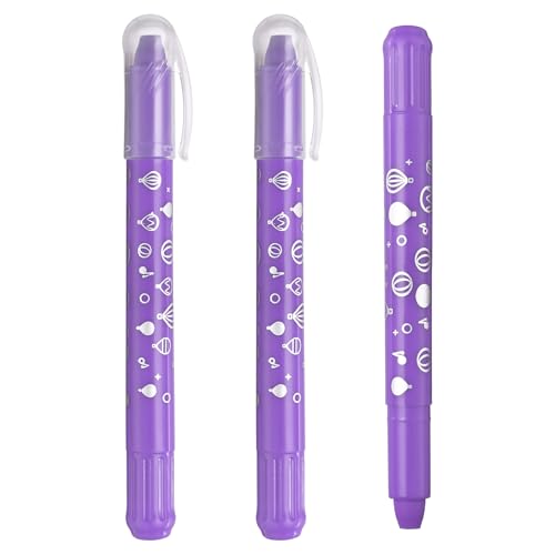 PATIKIL Gel Crayons, 3PCS Watercolor Crayons Silky Water Soluble Twist Bulk for Artists Coloring Drawing Painting, Light Purple Crayon - color: Light Purple