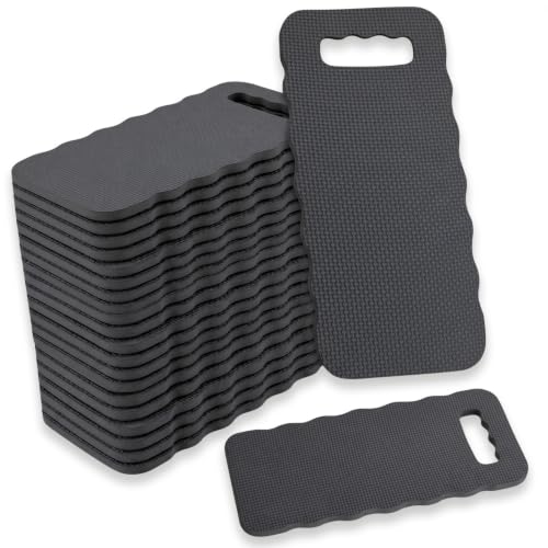 20 Pcs Garden Kneeling Pad, 15.4 x 6.7 Inch, Black - color: Black