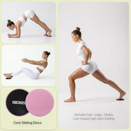 Essential Pilates Equipment Kit – Complete Home Workout Set with Pilates Ring, Pilates Ball, Resistance Bands, Ankle Weights, Sliding Discs & Grip Socks – Guided Full Body Workout Video
