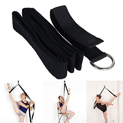 Leg Stretcher, Door Flexibility & Stretching Leg Strap - Great for Ballet Cheer Dance Gymnastics or Any Sport Leg Stretcher Door Flexibility Trainer Premium Stretching Equipment - color: Purple