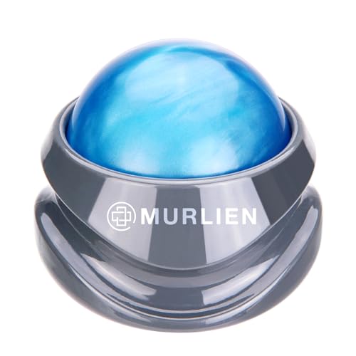 Massage Roller Ball, Tight and Sore Muscles Relief, Manual Massager, Alleviating Shoulder, Arms, Back, Legs, Calves or Muscle Tension | Alleviating Shoulder, Arms, Back, Legs, Calves or Muscle Tension - Blue - color: Blue