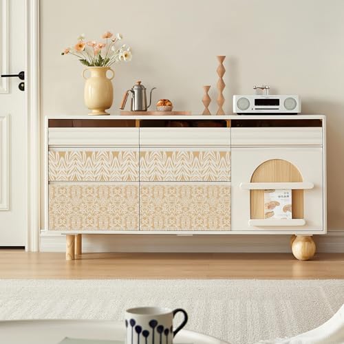 18 Pcs Mixed Stencils for Crafts Reusable Layering Templates Featuring Leaf Branches Floral & Foliage Texture Patterns Stencils for Painting on Wall Wood Paper Furniture and Canvas - style: Style 1