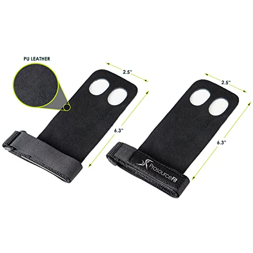 ProsourceFit Gymnastics Hand Grips PU Leather Pair for Pull-Ups, Weight Lifting and Kettlebell Exercises - size: 스몰/미디엄