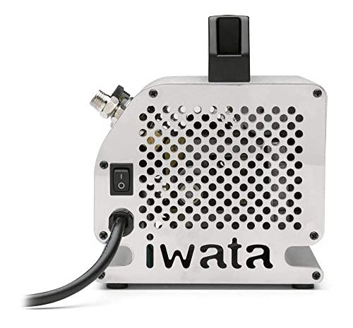 Iwata-Medea Studio Series Silver Jet Single Piston Air Compressor