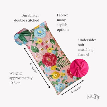 Eye Pillow for Yoga, Microwavable Moist Heat Eye Compress, Cold Pack, Weighted Pad for Relaxation or Meditation, Headache Migraine Relief (Black, Yellow) - color: Lemon