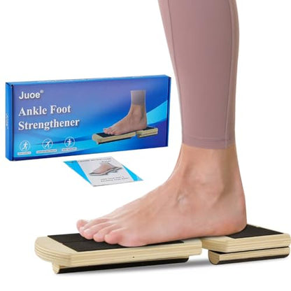Juoe Ankle Strengthener, Ankle Balance Board，Foot Balance Board, Axis Board | Supports 350LBS, Ideal for Physical Therapy, Plantar Fasciitis Relief, Posture Correction, Improves Foot & Leg Stability